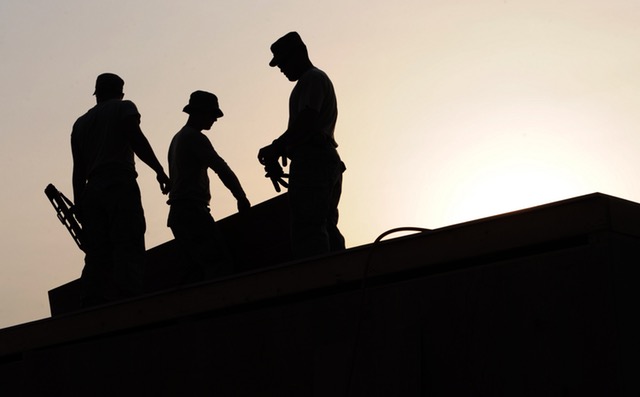 worker silhouettes